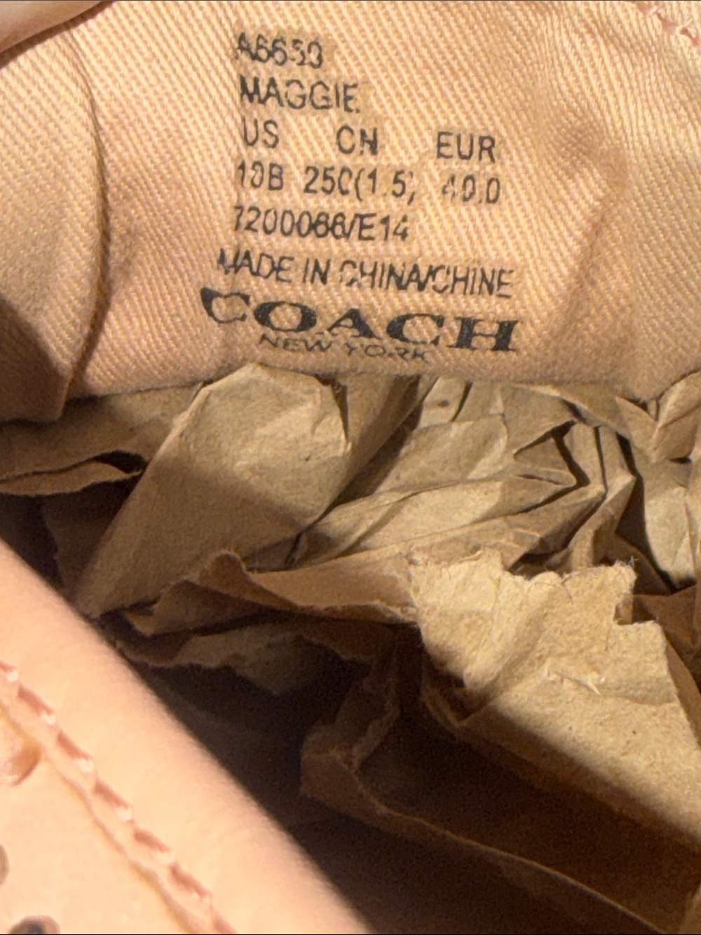 Coach Maggie Studded Slip On Sneakers Blush Pink Leather Shoes Women’s 10B - Picture 7 of 12